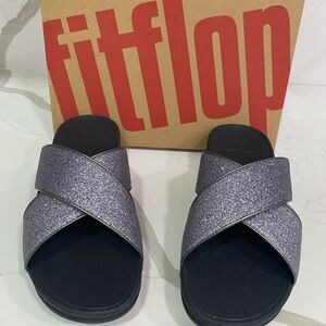 FitFlop Glitter Slide Sandals